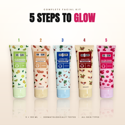 Fruity Facial Kit (5 × 100ml) | Family Pack