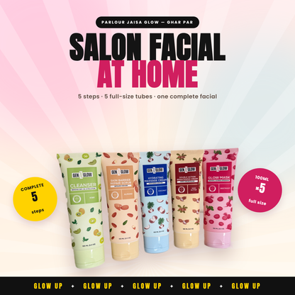 Fruity Facial Kit (5 × 100ml) | Family Pack