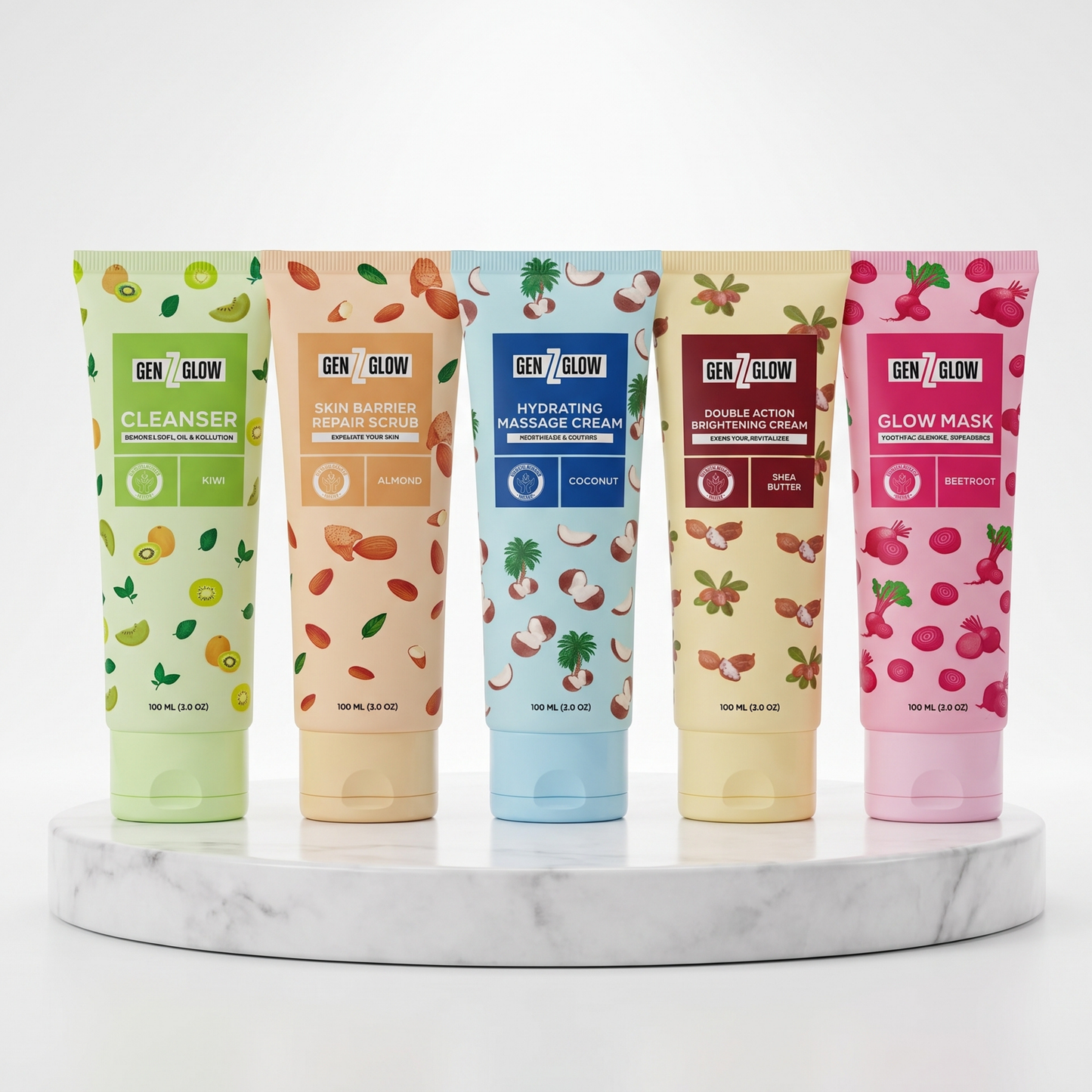 Fruity Facial Kit (5 × 100ml) | Family Pack