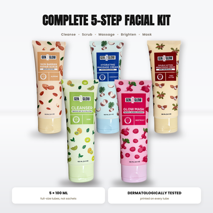 Fruity Facial Kit (5 × 100ml) | Family Pack